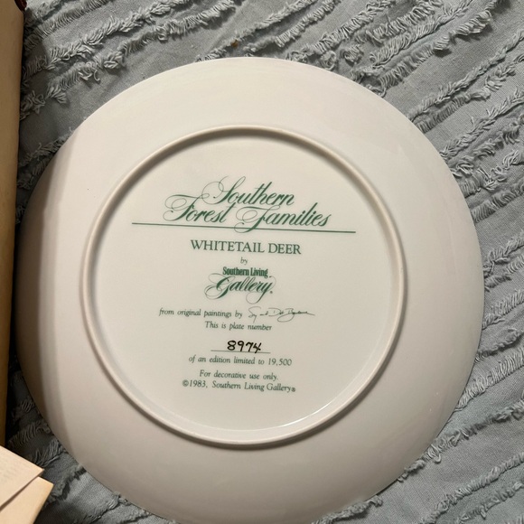 “White-tailed Deer” plate number 8974, by Sy and Dot Barlow - Picture 2 of 6